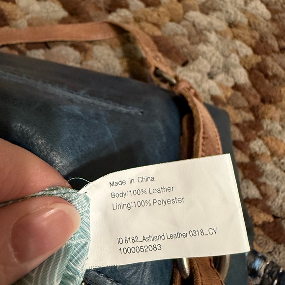 Vintage Fossil leather shoulder tote. - Picture 4 of 4